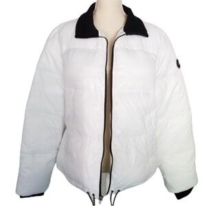 UGG Down Filled white Mid Length Puffer Coat Size x-large